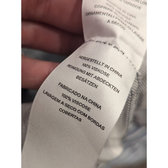 Equipment Bradner Striped Twill Shirt in Eclipse Noir Vi Size Medium - Picture 9 of 10